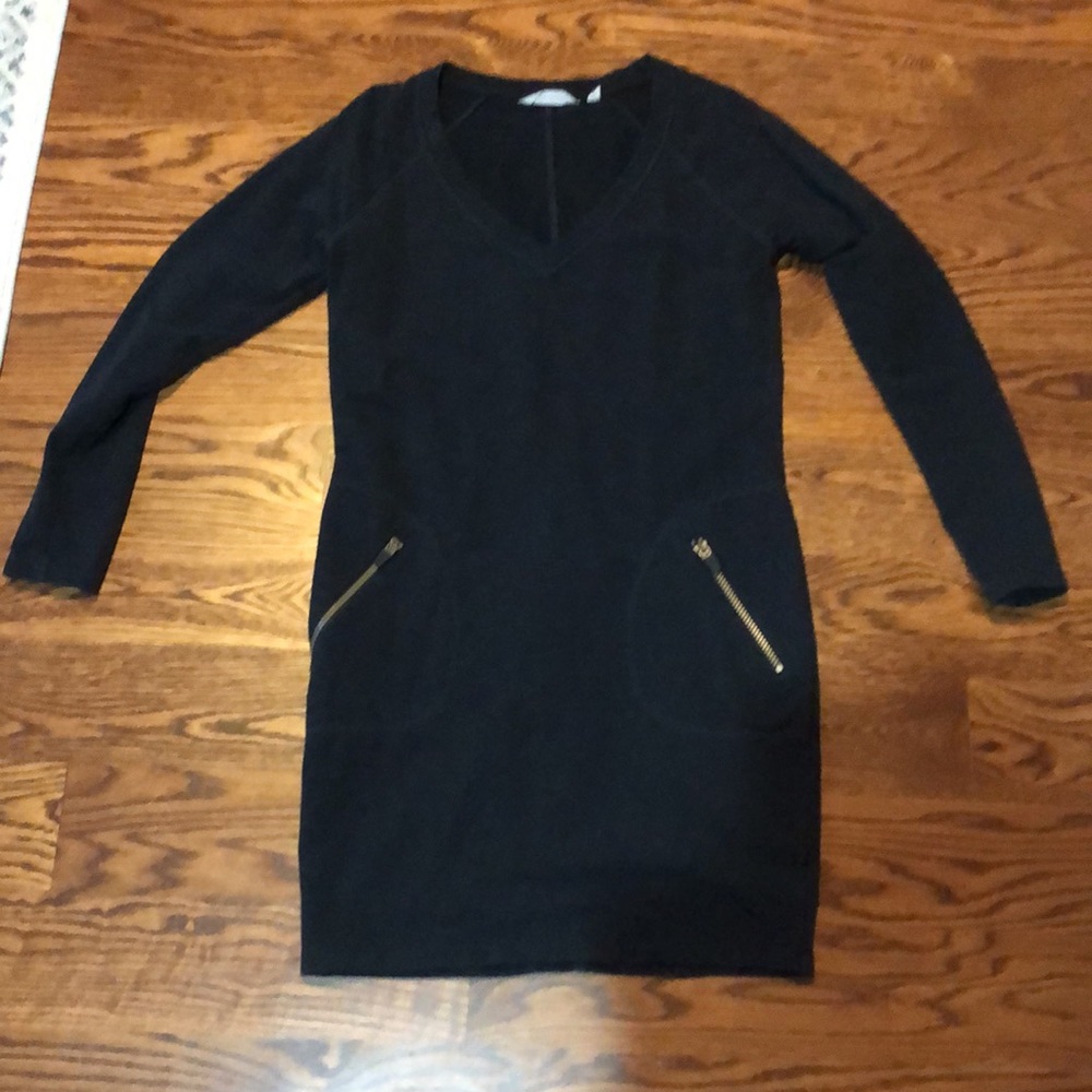 Black Athleta sweatshirt material dress